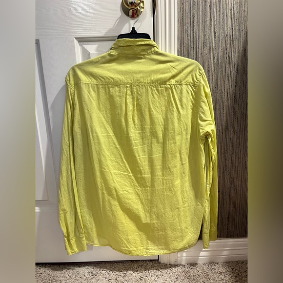 Max Mara Women’s size L yellow button down shirt. - Picture 3 of 3